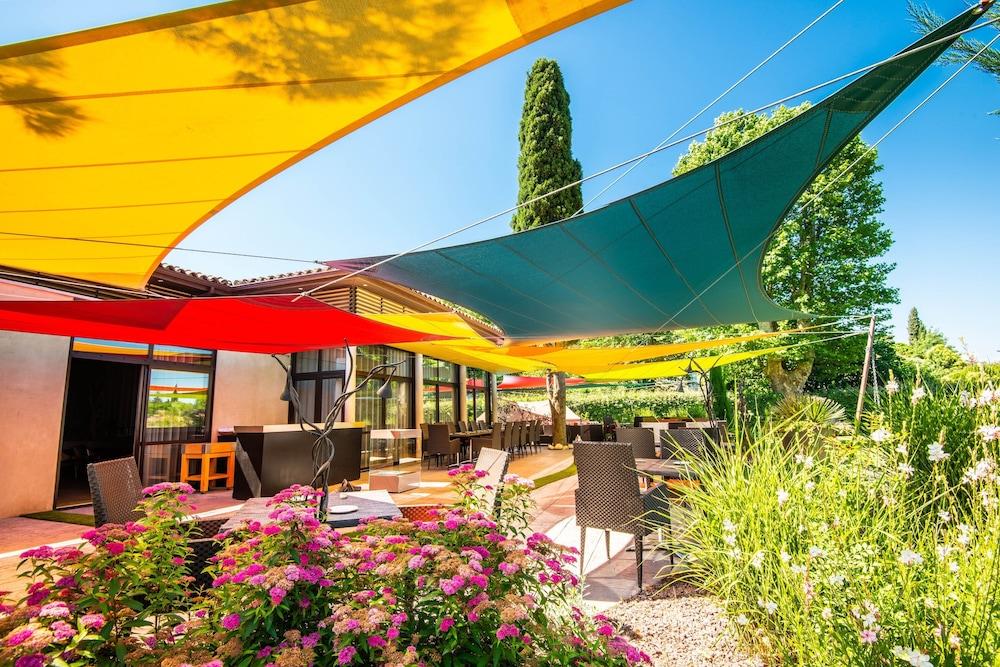 Hotel Le Parc - La Table De Franck Putelat Carcassonne Eksteriør billede