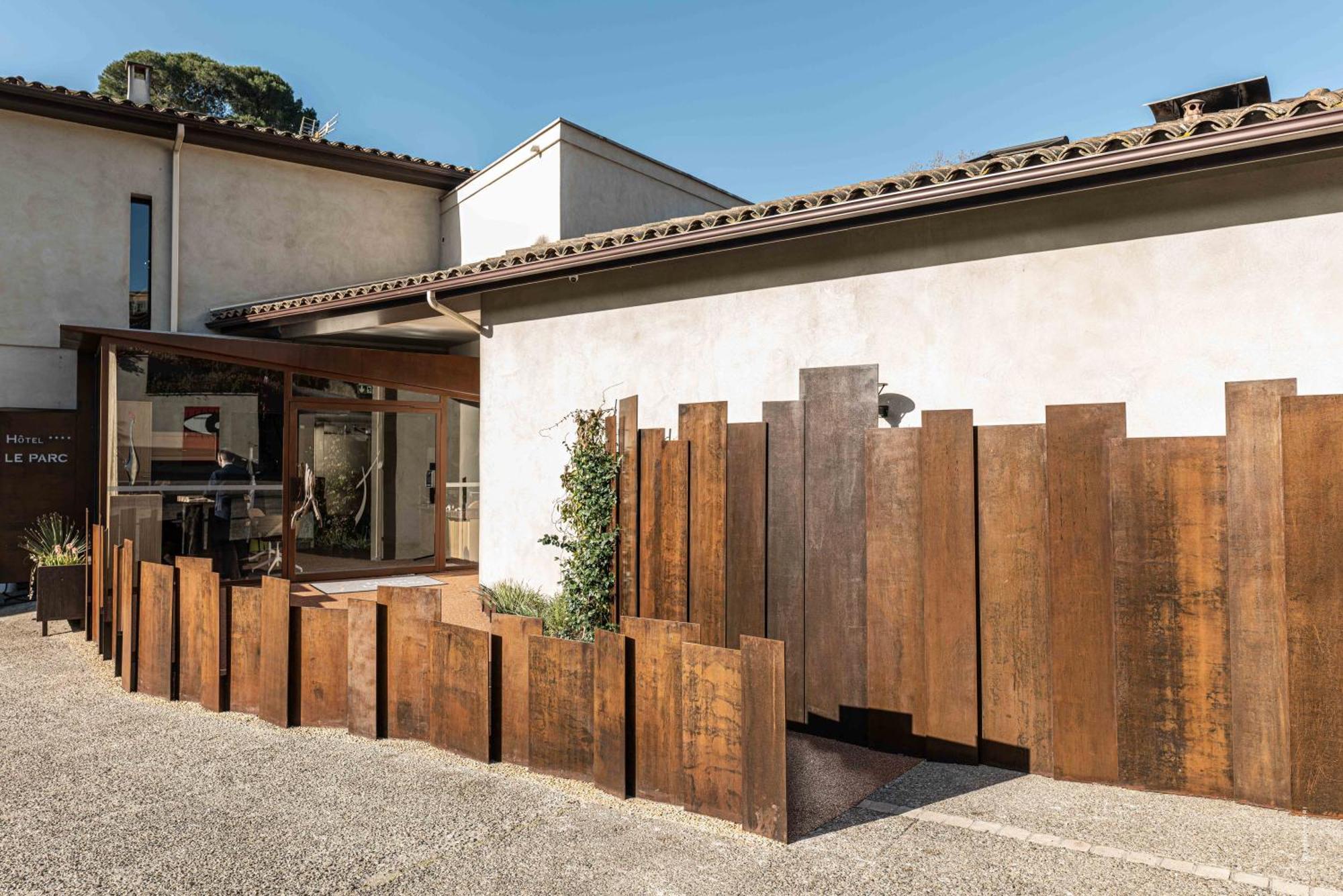Hotel Le Parc - La Table De Franck Putelat Carcassonne Eksteriør billede